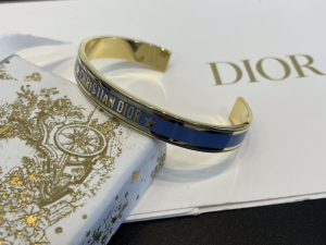 Dior Code Bangle Bracelet Light Blue
