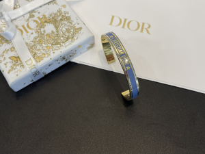 Dior Code Bangle Bracelet Light Blue
