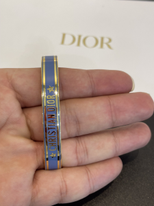 Dior Code Bangle Bracelet Light Blue