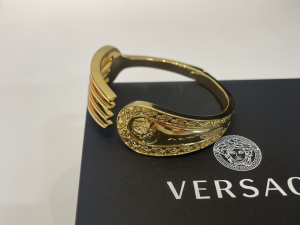 Versace Gold Medusa Bangle Bracelet