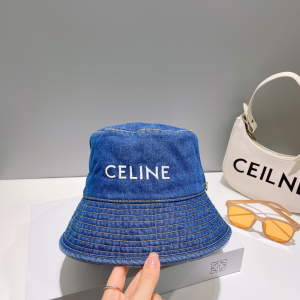 Celine Denim Blue Bucket Hat