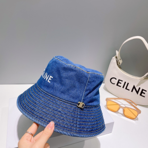 Celine Denim Blue Bucket Hat