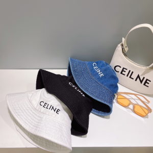 Celine Denim Blue Bucket Hat
