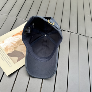 Chanel CC Fabric Baseball Hat Gray