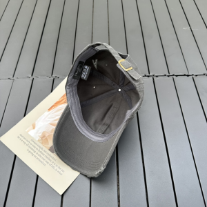 Chanel CC Fabric Baseball Hat Gray