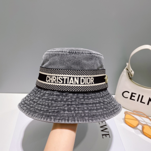 Dior Denim Gray Bucket Hat