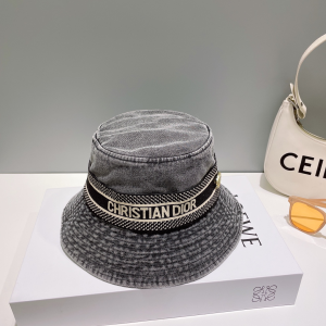 Dior Denim Gray Bucket Hat