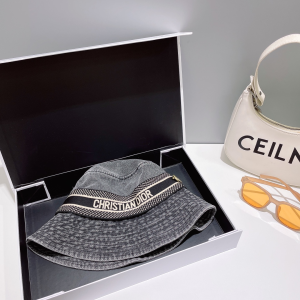 Dior Denim Gray Bucket Hat