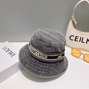 Dior Denim Gray Bucket Hat