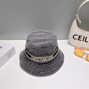 Dior Denim Gray Bucket Hat