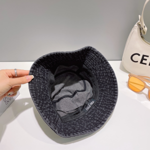 Miu Miu Denim Black Bucket Hat