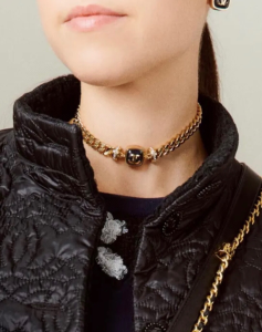 Chanel CC Chain Choker Necklace