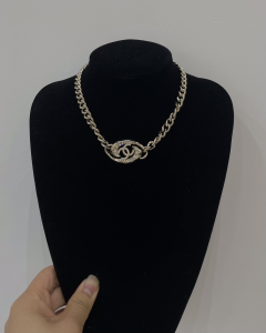 Chanel Crystals CC Chain Necklaces