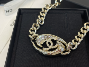 Chanel Crystals CC Chain Necklaces