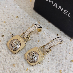 Chanel Crystals CC Earrings