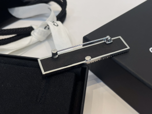 Chanel Crystals Monogram Logo Brooch