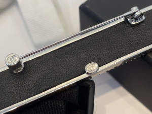 Chanel Crystals Monogram Logo Brooch