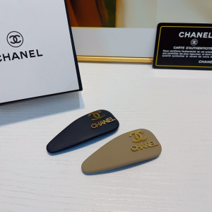 Chanel CC Monogram Logo Hair Clip