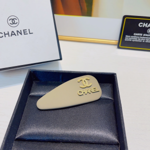 Chanel CC Monogram Logo Hair Clip