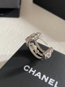 Chanel Crystal CC Earrings