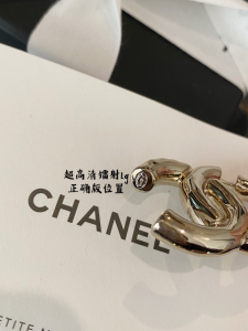 Chanel Gold CC Logo Earrings