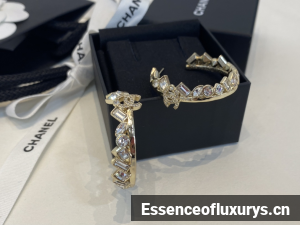 Chanel Crystal CC Diamonds Earrings