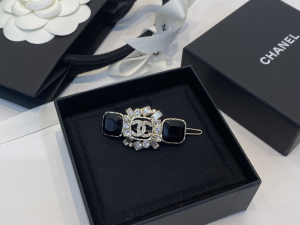 Chanel Crystal CC Diamonds Hair Clip