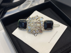Chanel Crystal CC Diamonds Hair Clip