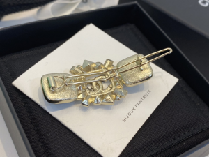 Chanel Crystal CC Diamonds Hair Clip