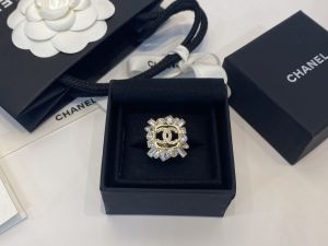 Chanel Crystal CC Diamonds Rings