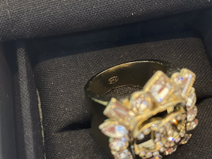 Chanel Crystal CC Diamonds Rings
