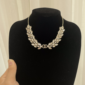 Chanel Crystals CC Wheat Necklaces