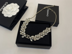 Chanel Crystals CC Wheat Necklaces