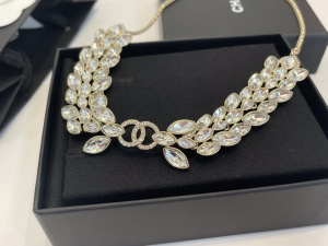 Chanel Crystals CC Wheat Necklaces