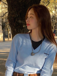 Chanel Tweed Heart Pendant Necklace