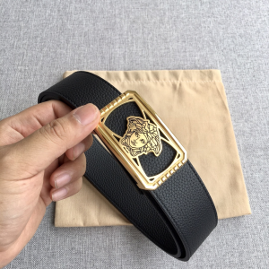 Versace Medusa Leather Belt Black 38MM