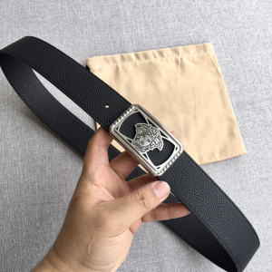 Versace Medusa Leather Belt Black 38MM