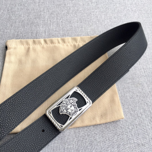 Versace Medusa Leather Belt Black 38MM