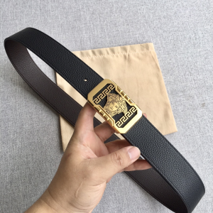 Versace Medusa Leather Belt Black 38MM
