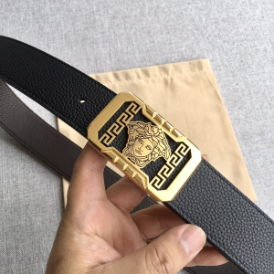 Versace Medusa Leather Belt Black 38MM