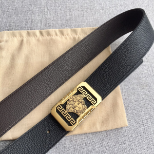 Versace Medusa Leather Belt Black 38MM