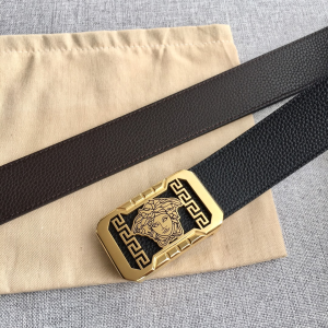 Versace Medusa Leather Belt Black 38MM