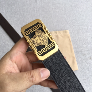 Versace Medusa Leather Belt Black 38MM