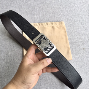 Versace Medusa Leather Belt Black 38MM