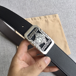 Versace Medusa Leather Belt Black 38MM