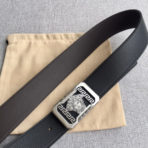 Versace Medusa Leather Belt Black 38MM