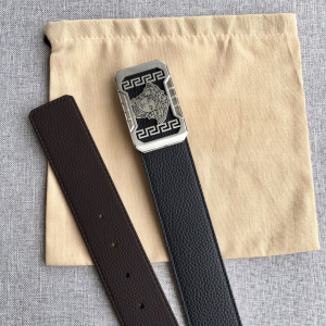 Versace Medusa Leather Belt Black 38MM