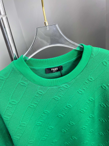 Fendi Cotton T Shirt Green