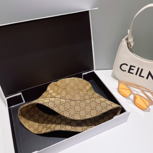 Gucci GG Canvas Bucket Hat Beige