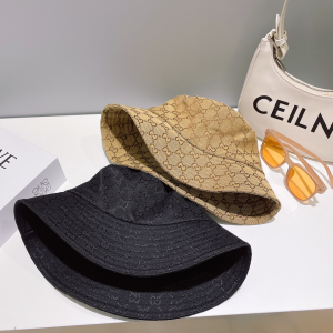 Gucci GG Canvas Bucket Hat Beige
